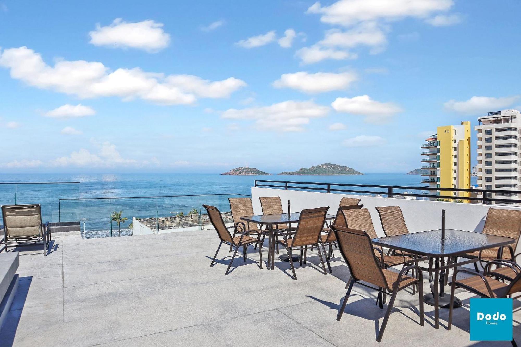 Torre Con Roof Garden Y Piscina Vista Al Mar Apartamento *